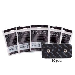Discount Tens, Compex Easy Snap Compatible Tens Electrodes, 8 Premium Replacement Pads for Compex Tens Units. (2 inch x 2 inch)