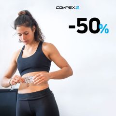 COMPEX EMBROIDERED SEW ON ONLY PATCH MUSCLE STIMULATION TECHNOLOGY