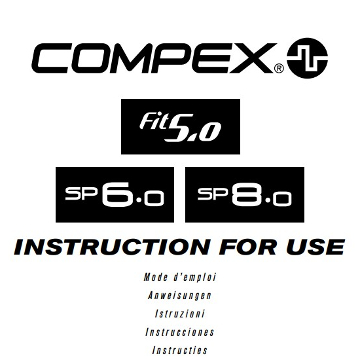 Compex SP 8.0 specifications