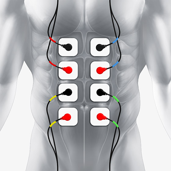How to Use a TENS Unit With Mid Back Pain. Correct Pad Placement 